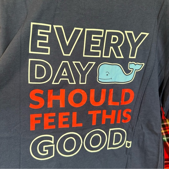 Vineyard Vines Men's Classic Navy Tee - Picture 6 of 6